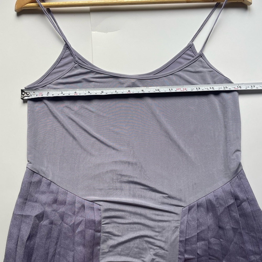 i love h81 Lilac lavender  slip Dress pleated small - Picture 6 of 6